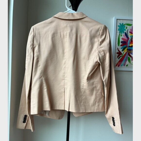 Ann Taylor Tan Petite Blazer - Size 4P - Picture 2 of 8